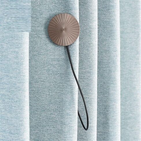 FMURY Tie Rope Curtain Accessories Drawstring Curtain Belt Drawstring Round Magnet Curtain Buckle Curtain Clip(E) in Kuwait