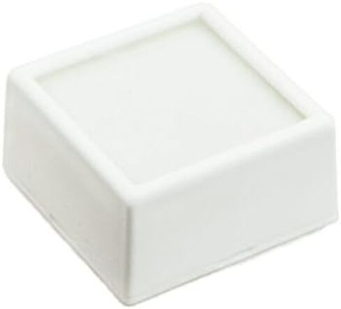 100 Gem Jars - White Square Glass Top with 2-Sided Foam Insert Gemstones Jewelry Display in Kuwait