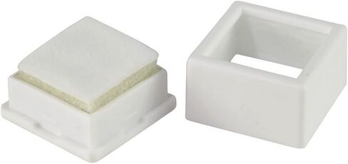 100 Gem Jars - White Square Glass Top with 2-Sided Foam Insert Gemstones Jewelry Display in Kuwait