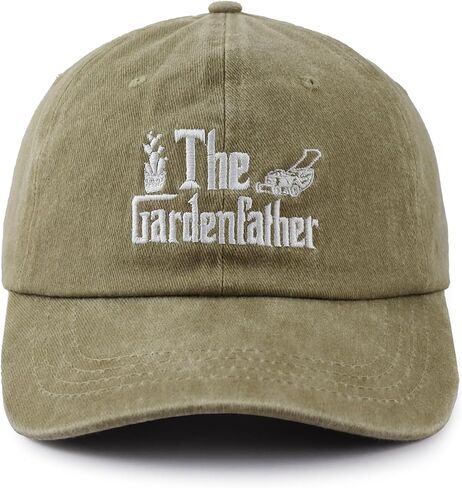 The Gardenfather Hat for Men, Adjustable Embroidered Cotton Gardening Baseball Cap in Saudi Arabia