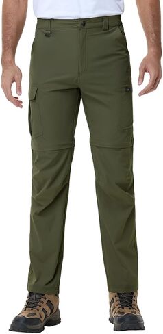 Men’s Hiking Pants Convertible Cargo Lightweight Quick Dry Waterproof Zip-Off Tactical Pants for Fishing Travel Climbing Work in Kuwait