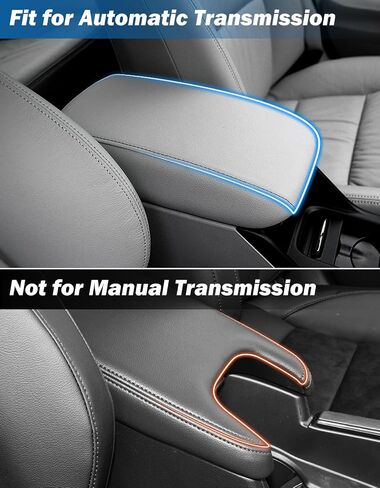 JOYTUTUS Center Console Cover Compatible with 2012-2015 Civic Armrest, PU Leather 9th Gen Civic Arm Rest, Middle Console Cover Protector in Saudi Arabia