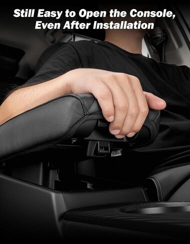 JOYTUTUS Center Console Cover Compatible with 2012-2015 Civic Armrest, PU Leather 9th Gen Civic Arm Rest, Middle Console Cover Protector in Saudi Arabia