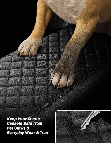 JOYTUTUS Center Console Cover Compatible with 2012-2015 Civic Armrest, PU Leather 9th Gen Civic Arm Rest, Middle Console Cover Protector in Saudi Arabia
