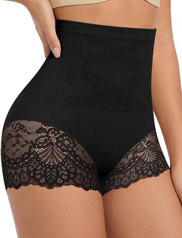 Tummy Control Shapewear Underwear for Women, High Waisted Lace Panties, Body Shaping Girdle Briefs in Saudi Arabia