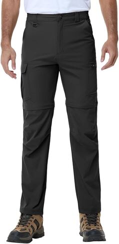 Men’s Hiking Pants Convertible Cargo Lightweight Quick Dry Waterproof Zip-Off Tactical Pants for Fishing Travel Climbing Work in Kuwait