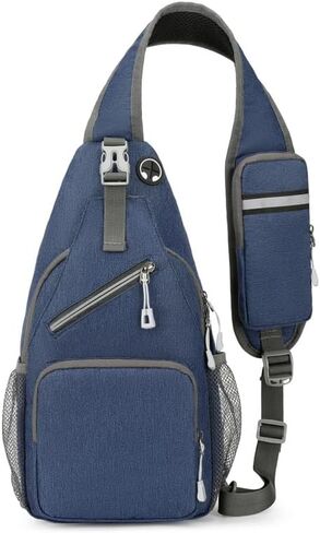 Crossbody Sling Bag Suitable for Both Men/Women, Convertible to Chest Backpack - Ideal for Travel, Hiking & Daily Use in Kuwait