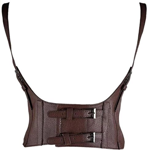 Women Gothic Steampunk Harness Belt Vintage PU Leather Corset Waist Belt Rave Halloween Dresses Party Acc in Saudi Arabia