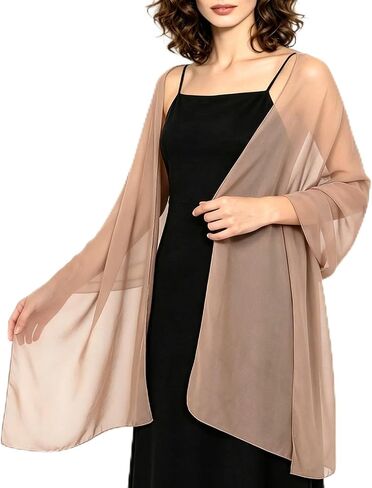 Chiffon Scarfs Shawls for Evening Dresse Solf Square Wedding Shawl Wraps Bridal Scarve for Women in Saudi Arabia