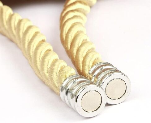 FMURY Magnetic Curtain Strap Hanging Ball Fixing Clip Window Drape Buckle Rope Strap Backrest Curtain Holder Accessories(D) in Kuwait