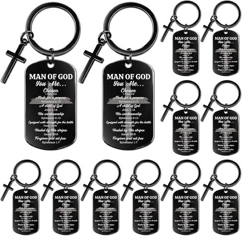 Liliaafar Christian Keychains Religious Inspirational Keychains Christian Church Gifts with Lion Bible Verse for Men in Kuwait