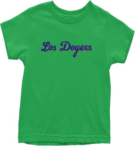 تي شيرت Los Doyers LA Baseball للشباب، قطن ناعم، تي شيرت برسومات in Kuwait