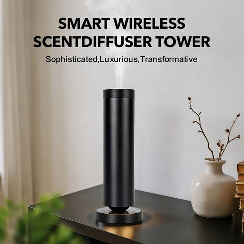 Cold Air Waterless Diffuser, Hotel Collection Diffuser, Waterless Essential Oil Diffuser for Homes, Offices, Covers 1000 Sq Ft, Remote Control (Fragrance Not Included) in Saudi Arabia