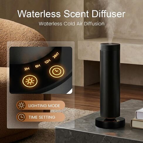 Cold Air Waterless Diffuser, Hotel Collection Diffuser, Waterless Essential Oil Diffuser for Homes, Offices, Covers 1000 Sq Ft, Remote Control (Fragrance Not Included) in Saudi Arabia