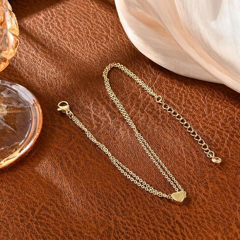 Gold Ankle Bracelets for Women, 14K Waterproof Gold Plated Anklets Set, Layered Gold Ankle Bracelets for Women Jewelry Gift in Kuwait