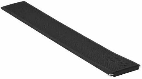 Ewatchparts 22mm Rubber Band Watch Strap Bracelet Compatible With Tag Heuer Golf FT6004 Watch Black in Saudi Arabia