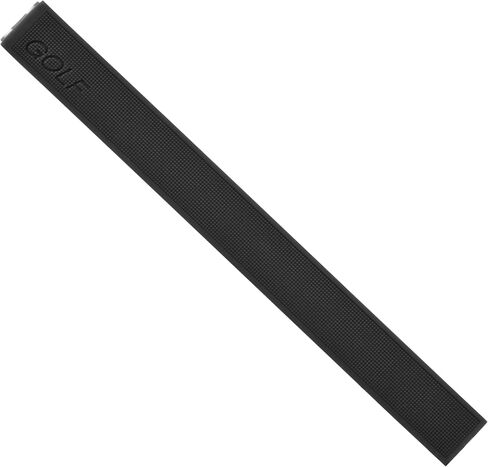 Ewatchparts 22mm Rubber Band Watch Strap Bracelet Compatible With Tag Heuer Golf FT6004 Watch Black in Saudi Arabia