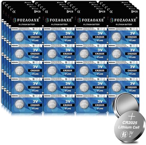 CR2025 Battery 40 Pack, CR2025 3V Lithium Battery, 10-Year Shelf Life Leak-Proof DL2025 ECR2025 BR2025 CR 2025 Batteries for Key Fob Coin Cell in Saudi Arabia