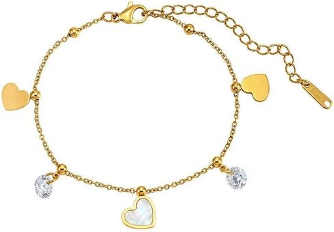 Heart/Evil Eye Anklet Bracelet Beach Ankle Bracelet Foot Jewelry Gifts for Women in Saudi Arabia