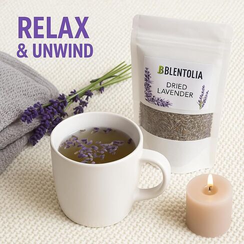 Dried Lavender – Premium Culinary Grade Lavender Buds – Whole Natural Flowers for Tea, Baking, Crafts, Skincare & Aromatherapy – 1.76 oz / 50g in Saudi Arabia