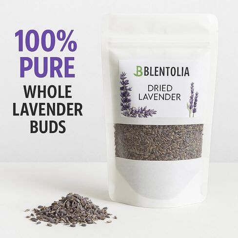 Dried Lavender – Premium Culinary Grade Lavender Buds – Whole Natural Flowers for Tea, Baking, Crafts, Skincare & Aromatherapy – 1.76 oz / 50g in Saudi Arabia