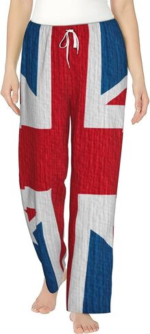 Dujiea Women's Pajama Pants With Pockets, Sleepwear Stretch Drawstring Lounge Bottoms Wide Leg Comfy Sleep Pj Bottoms Women in Kuwait