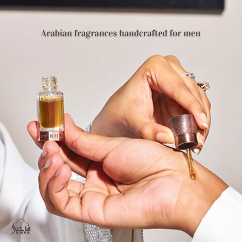Dukhni Sandalia Attar Perfume Oil 6ml of Premium Sandalwood Oil, Authentic Sandalwood fragrance oil for Men & Women | Luxurious Islamic Gift | Alcohol-Free & Vegan in Kuwait