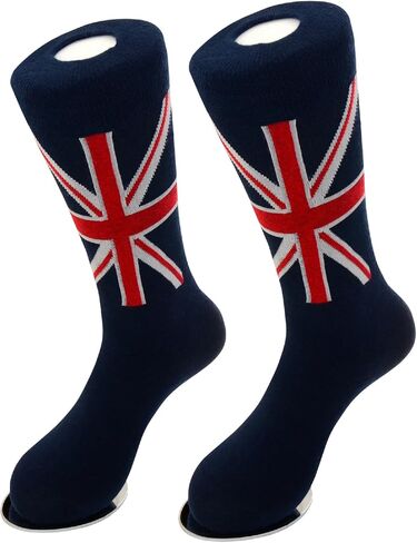 1 Pair of Biagio Men's BRITISH Flag Great Britain UK Mens COTTON Dress SOCKS in Saudi Arabia