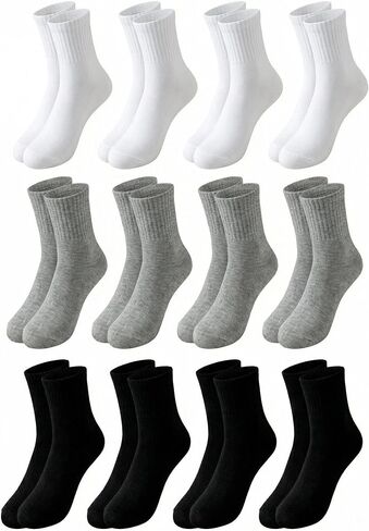 Bulk Socks Individually 18/12 Pairs Packed Disposable Unisex, Portable Socks for Travel Trip Camping Hotel Homeless in Saudi Arabia