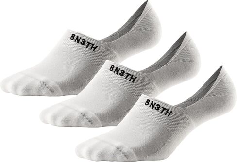 BN3TH Men's Classic No Show Sock, Soft, Breathable, Nylon, Cotton, TENCEL Lyocell, Everyday Sock, Moisture Wicking - (3 Pack) in Saudi Arabia