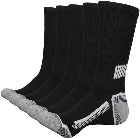 Long Tube Socks for Men, Autumn and Winter Styles, Breathable and Comfortable,US Size 6-10 (5 Pairs/10 Pairs) in Kuwait