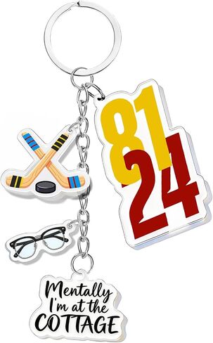 Hearted Merch Keychain 24 & 81 Gifts for Women Men - Heated Merchandise Keychain 24 81 for Fans in Saudi Arabia
