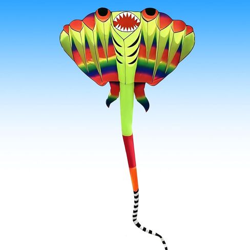 SQLWYLAT 41ft Stingray Kite for Adults and Kids Large & Beach Kite with Reel, Giant Kite Toys for Boys Girls Family Games and Activities, for Outdoor Fun in Kuwait
