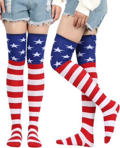 5PCS 4th of July Tutu Set, Red White and Blue Tutu Outfits, Women Patriotic Costume Complete for Independence Day, Halloween Party in Saudi Arabia