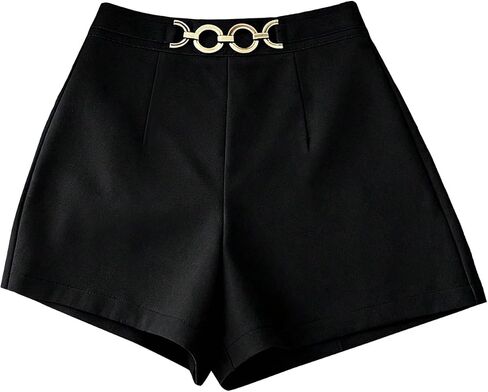 GORGLITTER Women's High Waisted Dress Shorts Dressy Wide Leg Formal Business Casual Work Tailored Shorts in Kuwait