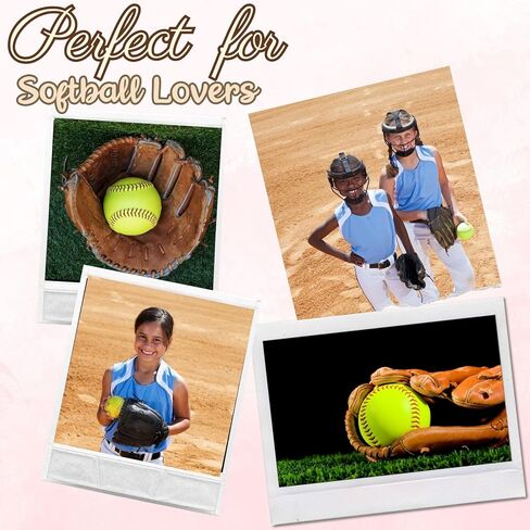 Softball Gifts for Girls, Coach, Mom, Daughter, Sister, Friend, 4.75" Handcrafted Ceramic Ring Dish with Gold Trim, Decorative Trinket Dish for Birthday, Christmas in Saudi Arabia