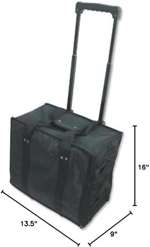 Jewelry Tray Carrying Case with Wheels (11-1" Trays) Jewelry Display in Saudi Arabia