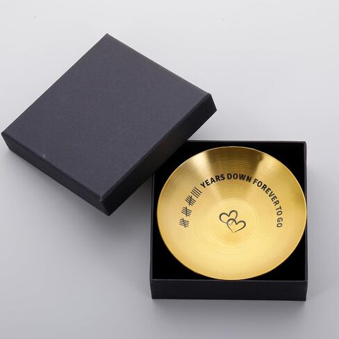 19th Anniversary Bronze Gifts for Her Him Bronze Wedding Gift for Wife from Husband Jewelry Tray for 19 Year Anniversary Ring Holder Dish Gifts for Anniversarys Jewelry Dish Gift for Hubby in Kuwait