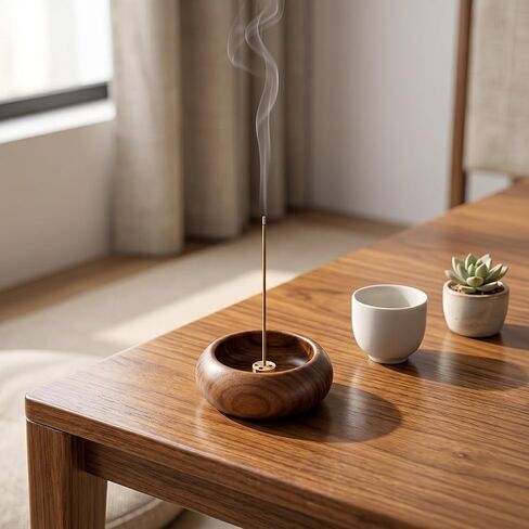 1pc Mini Incense Holder Multi Hole Stick Burner Seat Indoor Use Compact Tabletop Fragrance Stand for Home Desk Decoration in Kuwait
