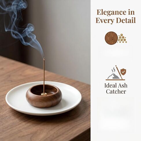1pc Mini Incense Holder Multi Hole Stick Burner Seat Indoor Use Compact Tabletop Fragrance Stand for Home Desk Decoration in Kuwait