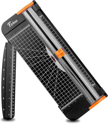 Firbon Green A4 Paper Cutter 12 Inch Titanium Straight Paper Trimmer with Side Ruler for Scrapbooking Craft, Paper, Coupon, Label, Cardstock in Saudi Arabia