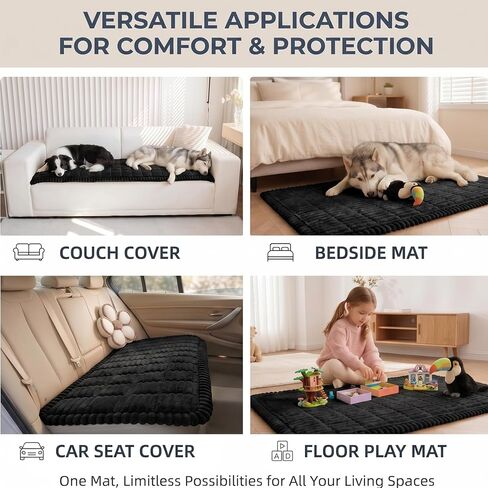 Toucans Couch Covers for Pets, Washable, Non Slip Plush Sofa Protectors, Fuzzy Pet Couch Covers, Pet Friendly (Grey, 27.6" x 82.7") in Saudi Arabia