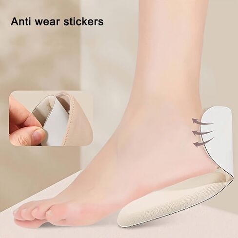 4pcs Black Heel Cushion Pads Soft Anti Slip Heel Grips Heel Protectors Prevent Blisters Stop Heel Slipping Improve Shoe Fit for Women Men High Heels Leather Dress Casual Shoes in Kuwait