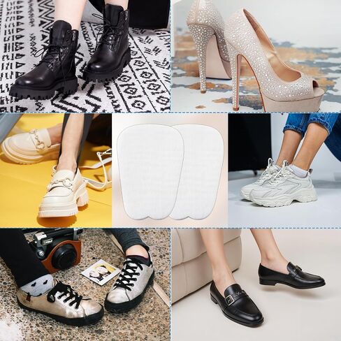 4 Pairs Shoe Tongue Pads 4 Pairs Shoe Heel Pads Heel Cushions for Womens Shoes Prevent Heels Slip Non Slip Cushion Inserts in Kuwait