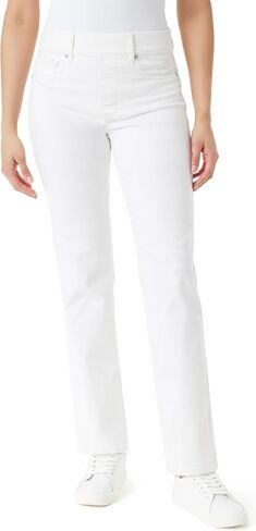 Gloria Vanderbilt Womens Shape Effect Pull on High Rise Straight Leg Jean Standard in Kuwait