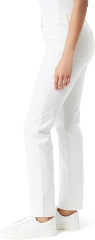 Gloria Vanderbilt Womens Shape Effect Pull on High Rise Straight Leg Jean Standard in Kuwait