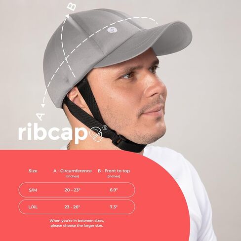 Ribcap Baseball Cap Medical Grade Protective Helmet | Platin | Soft Helmet for Epilepsy | Protective Hat for Seizures in Saudi Arabia