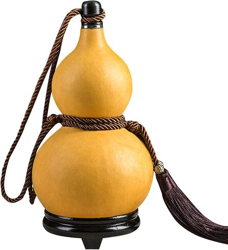 Gourd Water Bottle, 53oz Natural Wine Gourd, Outdoor Portable Water Bottle, Water, Wine Gourd Feng Shui Hu Lu Gourd Ornament for Home Decoration in Kuwait