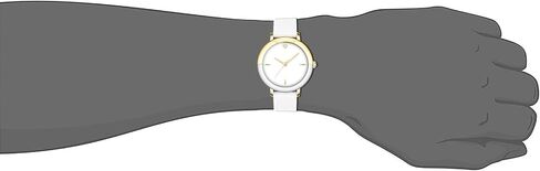 Letoff Women's Watch White&Black Silicone Strap, Minimalist Design, Lightweight Fashion Statement Timepiece Water Resistant 100ft in Saudi Arabia