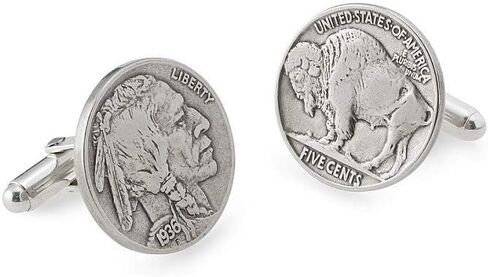 Buffalo Nickel Cufflinks Set in Saudi Arabia